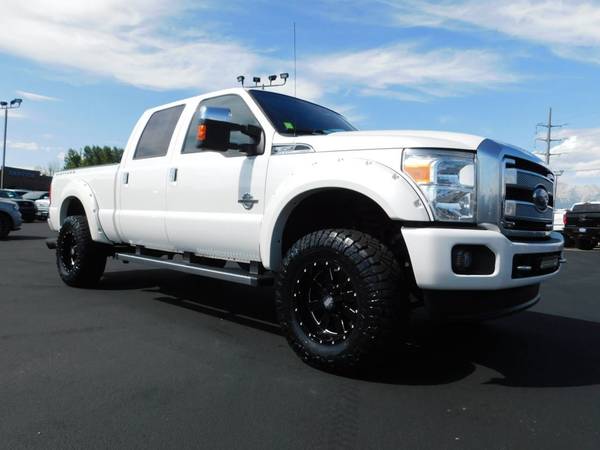 2014 *Ford* *SUPER DUTY F-350* *PLATINUM* White for sale in American Fork, UT – photo 14