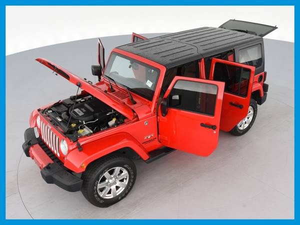 2016 Jeep Wrangler Unlimited Sahara Sport Utility 4D suv Red for sale in Westport, NY – photo 15
