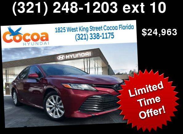 2018 Toyota Camry LE - - by dealer - vehicle for sale in Cocoa, FL