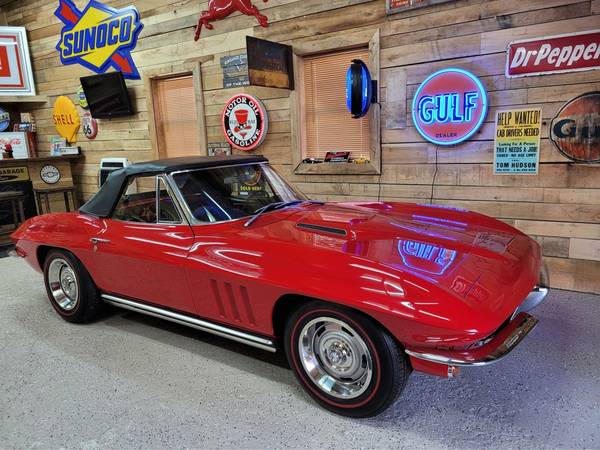 1965 Corvette Convertible CHRISTMAS RED 4 speed - cars & trucks - by... for sale in Alpharetta, GA – photo 15
