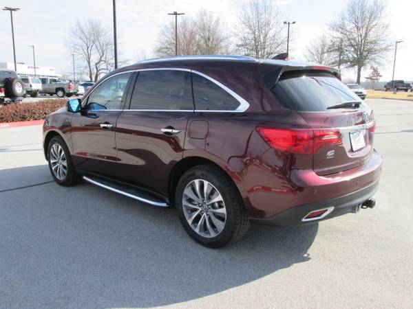 2014 Acura MDX 3 5L Technology Package suv Maroon for sale in Fayetteville, AR – photo 4