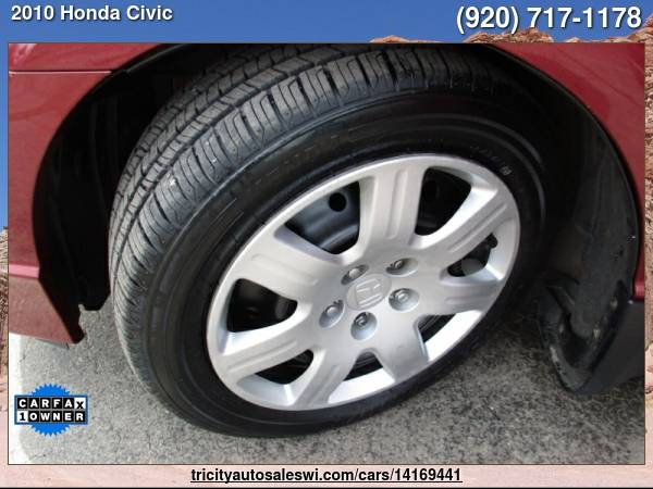 2010 HONDA CIVIC LX 4DR SEDAN 5A Family owned since 1971 - cars & for sale in MENASHA, WI – photo 9