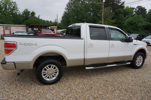 2010 Ford F-150 Lairait 4x4 Crew Cab Truck Loaded Leather White 238K for sale in Hattiesburg, MS – photo 4