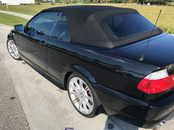 2004 BMW 330ci Convertible Triple Black with M Sport & Carfax - cars... for sale in Venice, FL – photo 9