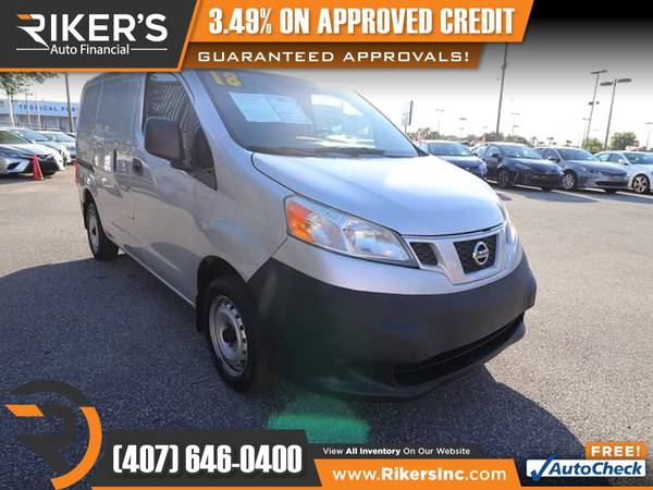 $153/mo - 2015 Nissan NV200 S Cargo Van - 100 Approved! - cars &... for sale in Kissimmee, FL – photo 6