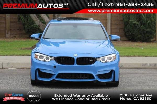 2016 BMW M3 Yas Marina Blue LOW MILES! CLEAN TITLE - cars & trucks -... for sale in Norco, CA – photo 15