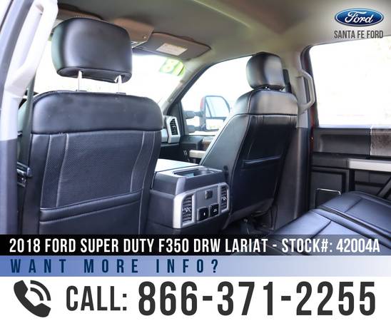 2018 FORD SUPER DUTY F350 DRW LARIAT Diesel, Leather Seats, 4WD for sale in Alachua, FL – photo 17