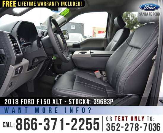 2018 Ford F150 XLT 4WD *** Leather Seats, Lift Kit, Tinted WIndows *** for sale in Alachua, AL – photo 13