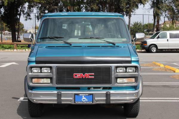 Low 39K Handicap GMC Rally Wagon 2500 wheelchair access mobility van for sale in Torrance, CA – photo 2