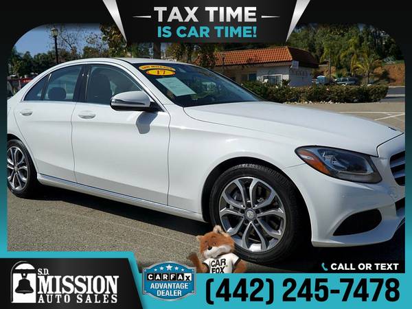2017 Mercedes-Benz CClass C Class C-Class FOR ONLY 415/mo! - cars & for sale in Vista, CA