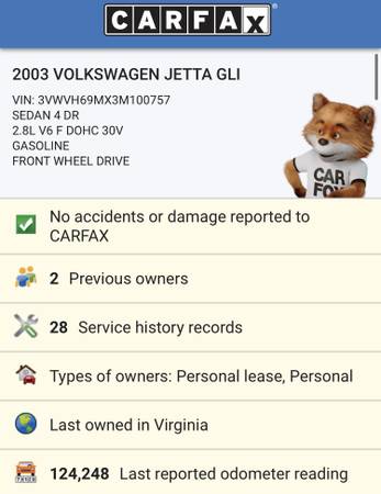 2003 VW GLI VR6 6speed - - by dealer - vehicle for sale in Virginia Beach, VA – photo 14