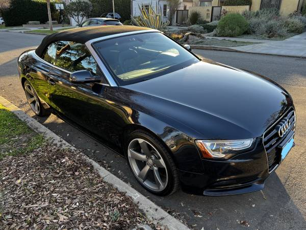 2014 Audi A5 Premium Cabriolet Plus 2D Convertible Midnight Blue for sale in Los Angeles, CA – photo 2