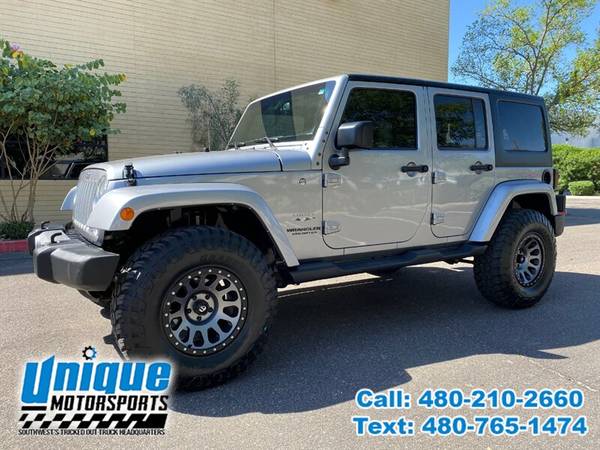 2017 JEEP WRANGLER UNLIMITED SAHARA 4WD 4DR UNIQUE TRUCKS - cars & for sale in Tempe, TX