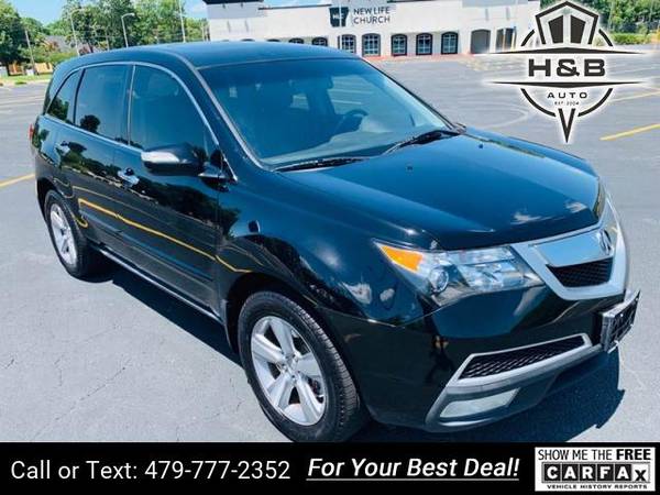 2012 Acura MDX SH AWD 4dr SUV suv Black for sale in Fayetteville, AR
