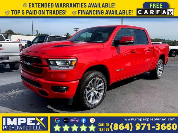 2021 Ram 1500 LaramieCrew Cab FOR ONLY - - by dealer for sale in Boiling Springs, SC