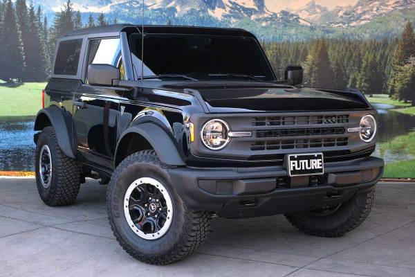 2022 Ford Bronco Base suv Shadow Black - - by dealer for sale in Glendale, CA – photo 3