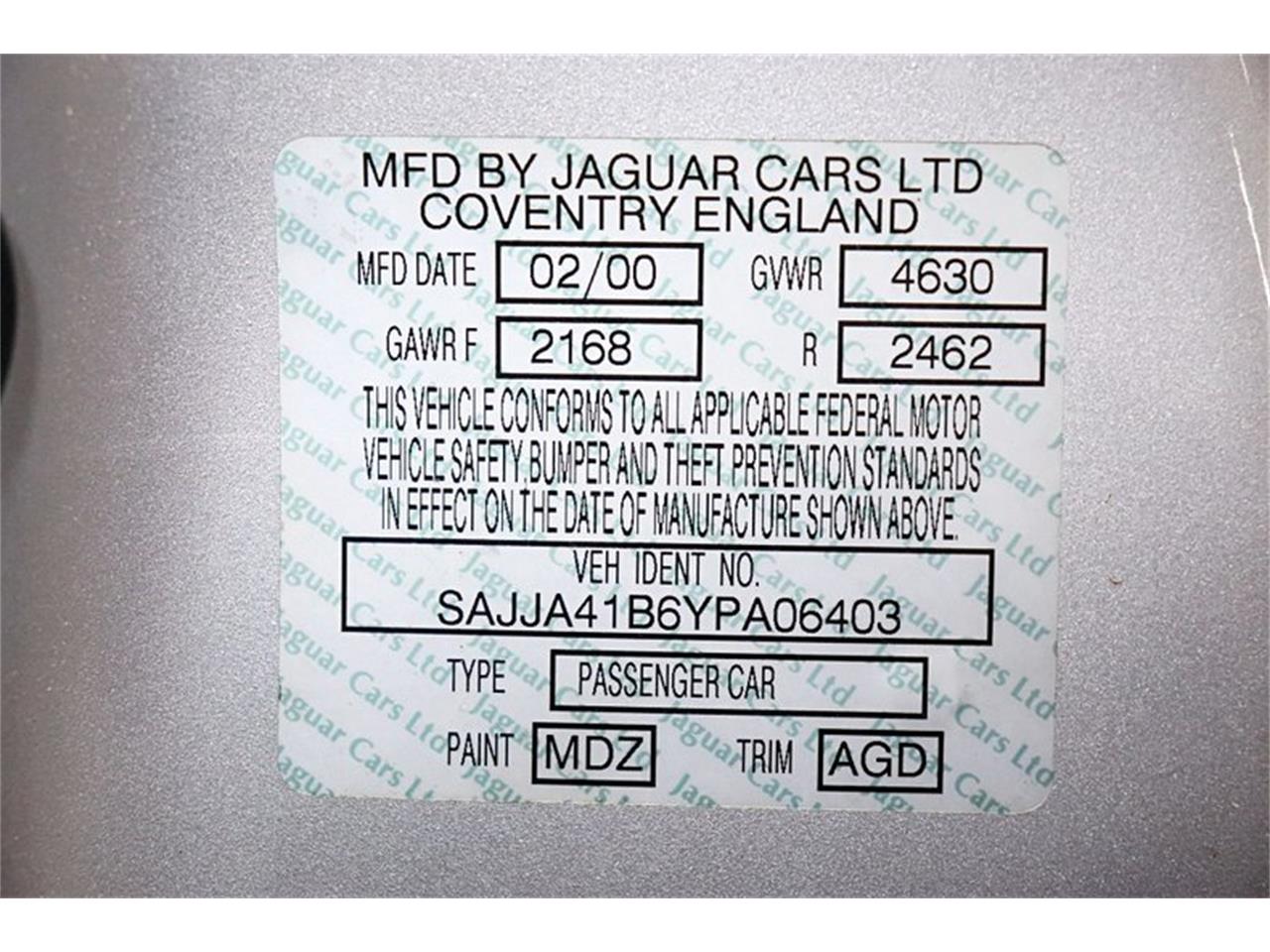 2000 Jaguar XKR for sale in Kentwood, MI – photo 79