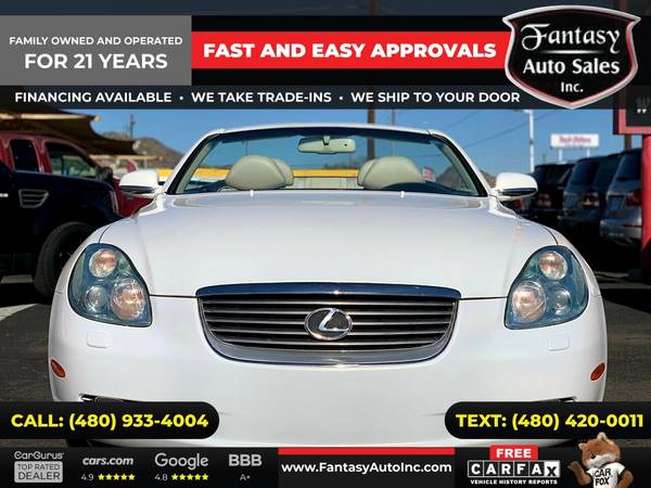 2003 Lexus SC 430 2dr 2 dr 2-dr Convertible FOR ONLY 252/mo! - cars for sale in Phoenix, AZ – photo 4