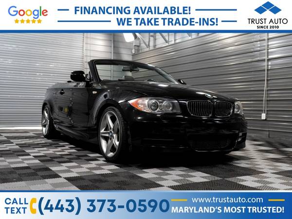 2011 BMW 1 Series 135i Soft-Top Convertible wPremium Pkg - cars & for sale in Sykesville, MD – photo 4