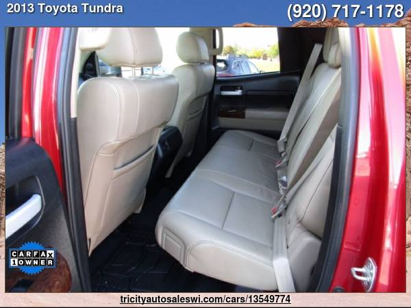 2013 Toyota Tundra Limited 4x4 4dr Double Cab Pickup SB (5.7L V8)... for sale in MENASHA, WI – photo 17