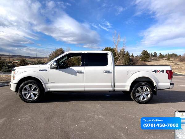 2016 Ford F-150 F150 F 150 4WD SuperCrew 145 Platinum - CALL/TEXT for sale in Sterling, CO – photo 2