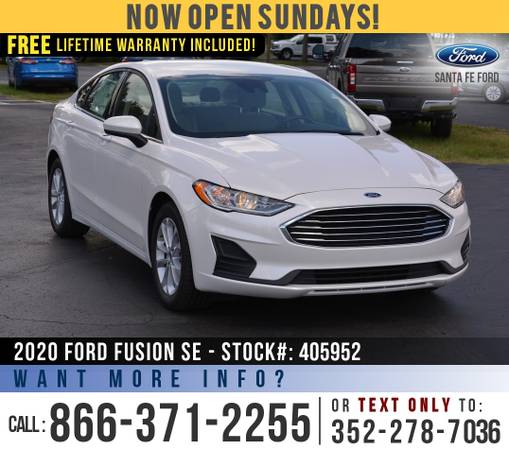 *** 2020 Ford Fusion SE *** SAVE Over $6,000 off MSRP! - cars &... for sale in Alachua, FL
