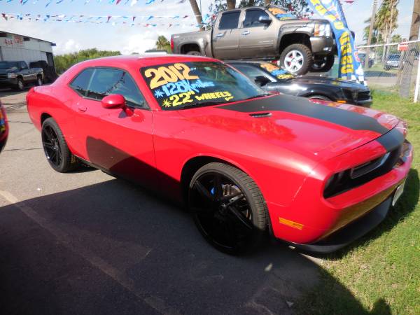 2012 DODGE CHALLENGER SXT AUT CANDY RED,STRIPES SPORTY !!!!! for sale in Brownsville, TX – photo 7