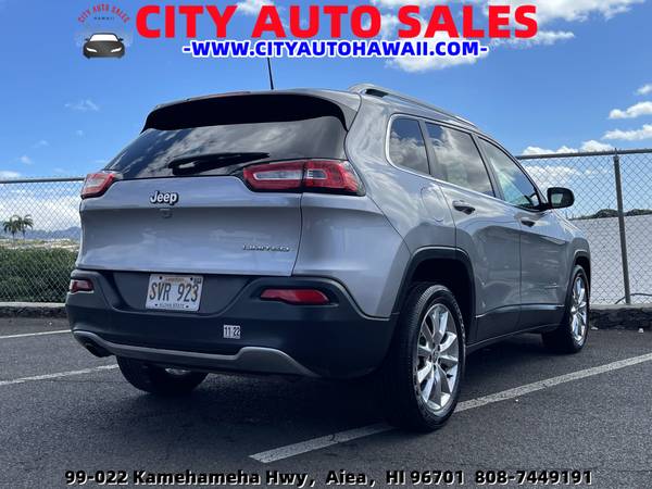 CITY AUTO SALES 2016 Jeep Cherokee Limited Sport Utility 4D for sale in AIEA, HI – photo 3