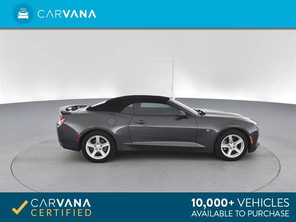2017 Chevy Chevrolet Camaro LT Convertible 2D Convertible GRAY - for sale in Auburndale, MA – photo 10