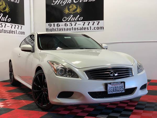 2009 INFINITI G37 S WHITE/BLACK EXTRA CLEAN FULLY LOADED !! for sale in MATHER, CA – photo 3