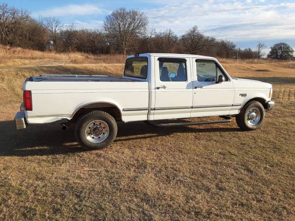 1997 Ford F250 XLT -7.3 Powerstroke Diesel - Crew Cab - cars &... for sale in Lindsay, OK – photo 3