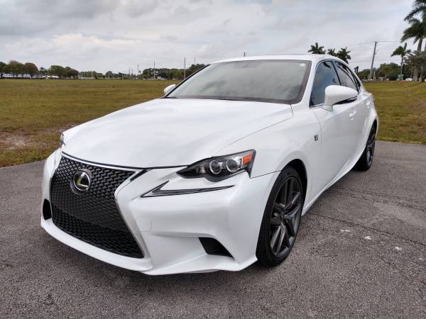 2015 LEXUS IS 250 RED LEATHER SEATS 24K MILE $3000 DOWN WE FINANCE ALL for sale in Pompano Beach, FL – photo 2