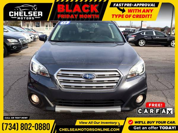 $302/mo - 2015 Subaru Outback 3.6R Limited AWD Wagon - Easy... for sale in Chelsea, MI – photo 9