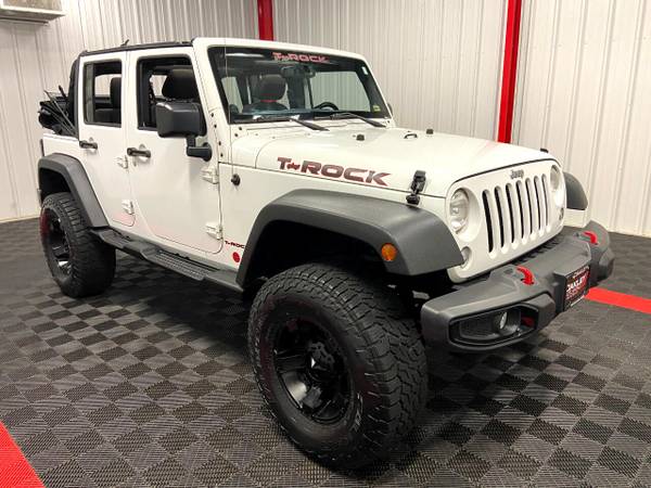 2014 Jeep Wrangler Unlimited T-ROCK Lifted 4x4 suv White - cars & for sale in Branson West, AR – photo 6
