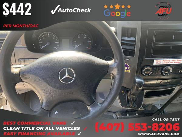 442/mo - 2012 Mercedes-Benz Sprinter 2500 Cargo Extended w170 w 170 for sale in Kissimmee, FL – photo 11