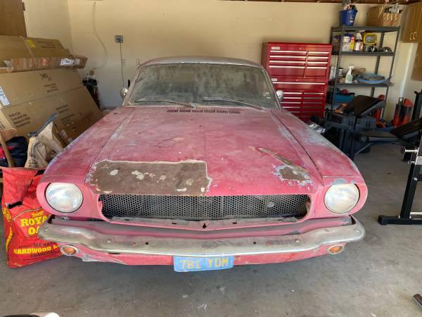 1965 Ford Mustang Project Car - cars & trucks - by owner - vehicle... for sale in YUCCA VALLEY, CA