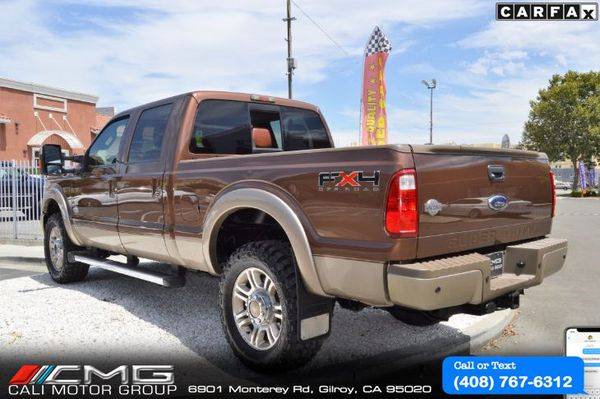 2011 Ford Super Duty F350 King Ranch *DIESEL *FX4 PKG - We Have The... for sale in Gilroy, CA – photo 4