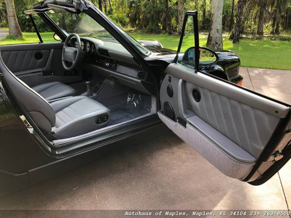 1992 Porsche 911 Carrera Convertible 60K Miles! Gray leather, Air cool for sale in Naples, FL – photo 18