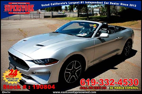 2018 FORD MUSTANG ECOBOOST PREMIUM convertible-EZ FINANCING-LOW DOWN! for sale in El Cajon, CA – photo 5