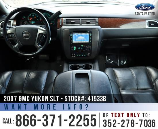 2007 GMC YUKON SLT GPS/NAV, Camera, Running Boards - cars & for sale in Alachua, FL – photo 14