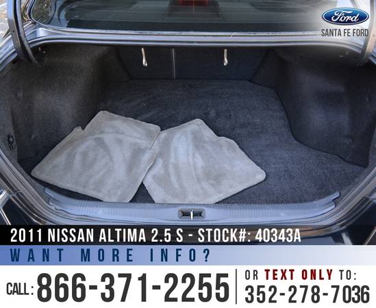 *** 2011 NISSAN ALTIMA 2.5 S *** Cruise Control - Tinted Windows -... for sale in Alachua, FL – photo 19
