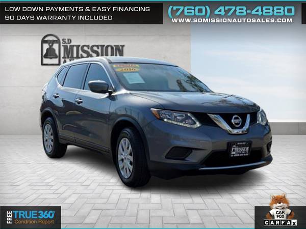 2016 Nissan Rogue S FOR ONLY 249/mo! - - by dealer for sale in Vista, CA – photo 3