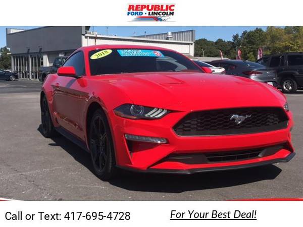 2018 Ford Mustang EcoBoost coupe Race Red - cars & trucks - by... for sale in Republic, MO