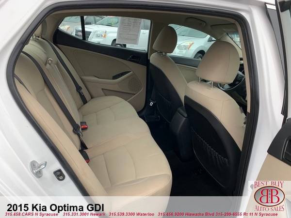 2015 KIA OPTIMA GDI! TOUCH SCREEN! BACK UP CAM! DUAL SUNROOF! APPLY! for sale in Syracuse, NY – photo 12