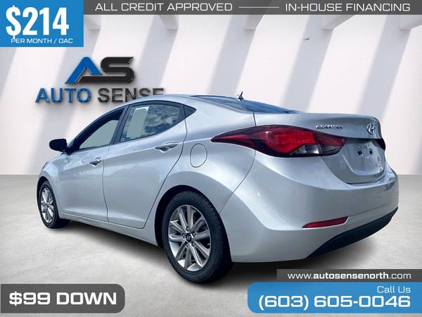 214/mo - 2016 Hyundai Elantra SE - - by dealer for sale in Chichester, ME – photo 4