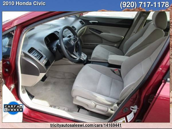 2010 HONDA CIVIC LX 4DR SEDAN 5A Family owned since 1971 - cars & for sale in MENASHA, WI – photo 11