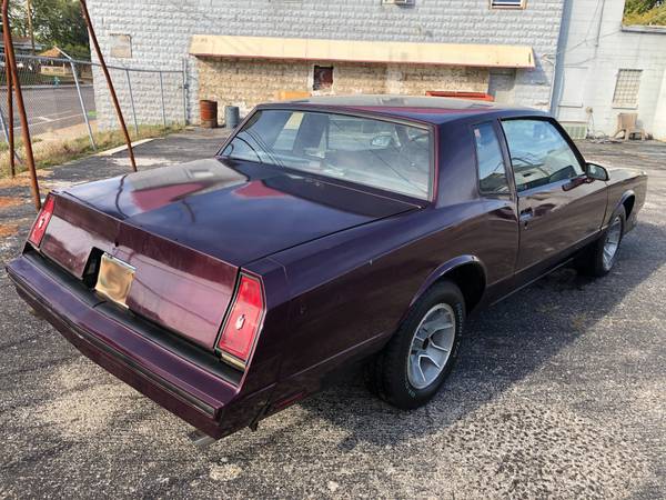 1986 Chevrolet Monte Carlo Super Sport Project for sale in Indianapolis, IN – photo 7