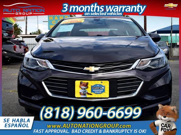 2017 Chevrolet *Cruze* *LT* $209 /mo for sale in Canoga Park, CA