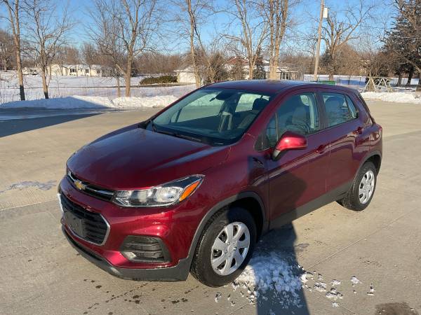 Red 2017 Chevy Trax LS FWD (17, 000 Miles) - - by for sale in Dallas Center, IA – photo 3