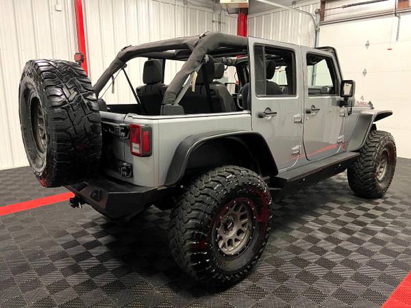 2015 Jeep Wrangler Unlimited T-ROCK Lifted 4x4 suv Silver - cars & for sale in Branson West, AR – photo 6